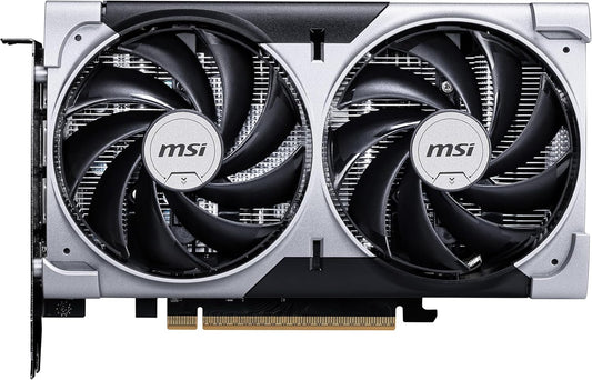 MSI Gaming RTX 5060 8G Ventus 2X OC Graphics Card (8GB GDDR7,TBA-bit, Extreme Performance: 2535 MHz, DisplayPort x3 2.1a, HDMI 2.1b, NVIDIA Blackwell Architecture) - PuriLite