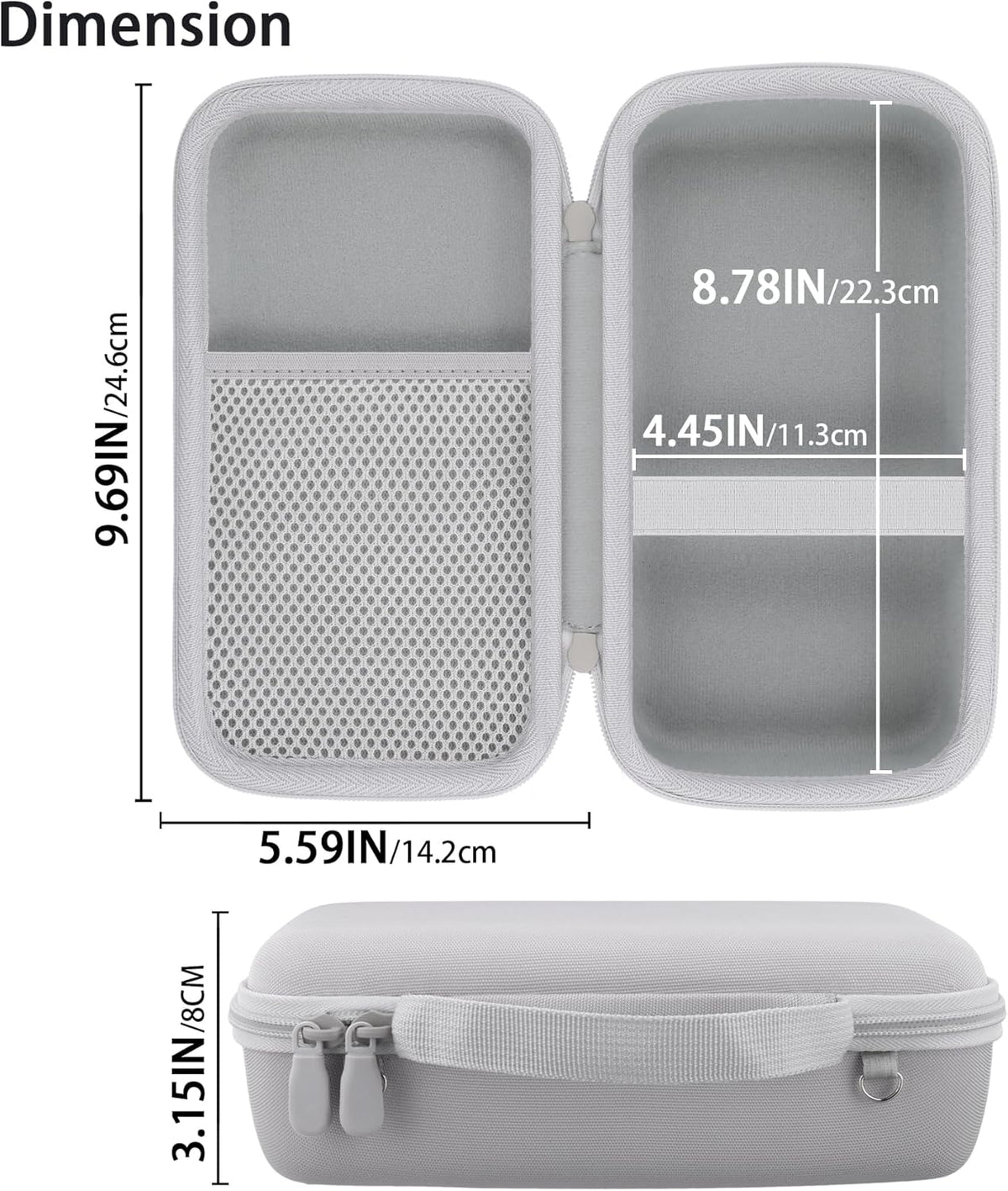 Bose SoundLink Home Bluetooth Speaker Hard Protective Case, Portable Travel Case Replacement (Silver White Case) - co2CREA - PuriLite