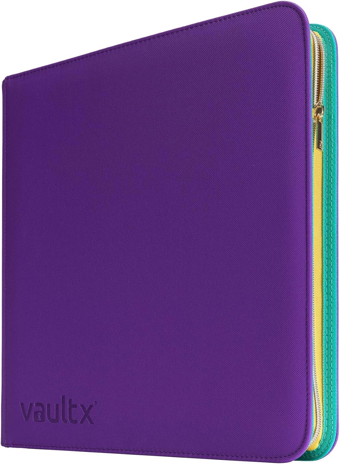 Vault X 12 Pocket Trading Card Zip Binder, 480 Cards, Compatible with Pokemon Scarlet & Violet Set, Exo-Tec Album Material, 20 Side-Loading Pages, Folder for Collectible TCG (SV1) - PuriLite