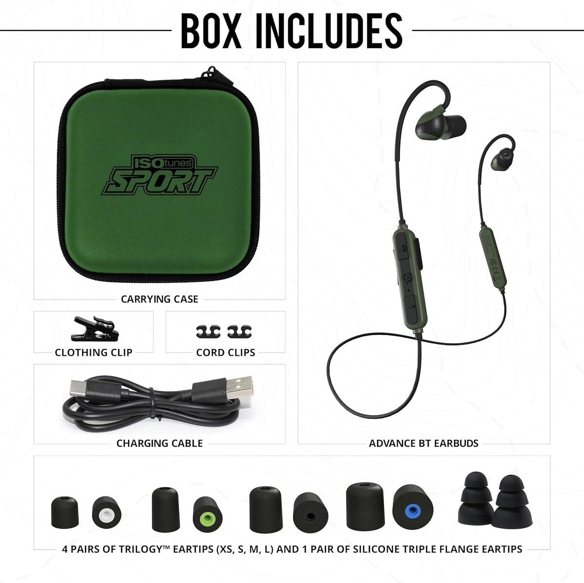 ISOtunes Sport Advance Bluetooth Shooting Ear Protection for Gun Range