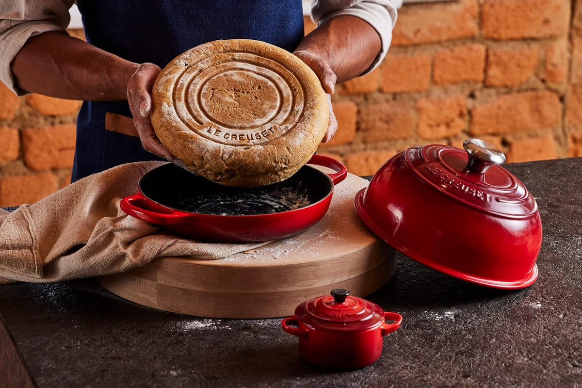Le Creuset Enameled Cast Iron Bread Oven, Cerise - PuriLite