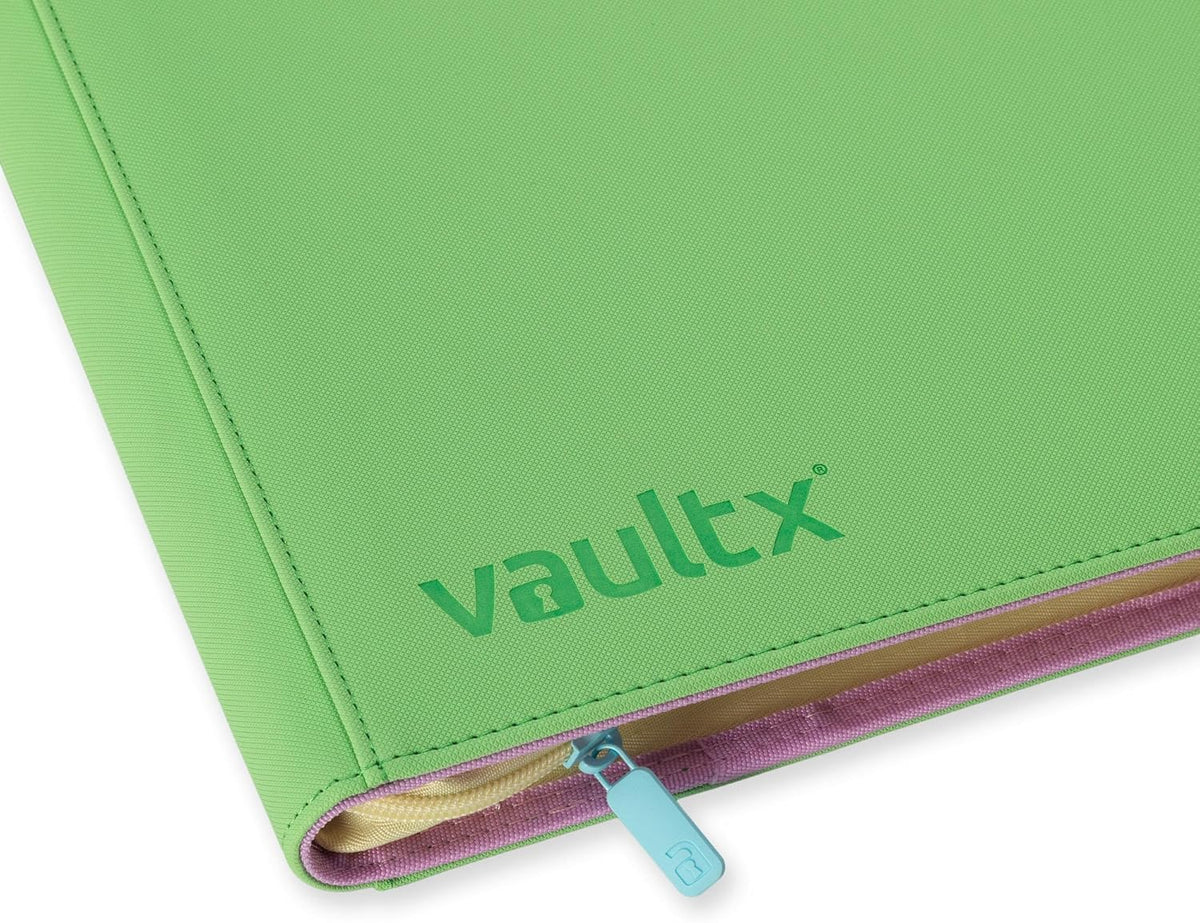 Vault X 12 Pocket Trading Card Zip Binder, 480 Cards, Compatible with Pokemon Scarlet & Violet Set, Exo-Tec Album Material, 20 Side-Loading Pages, Folder for Collectible TCG (SV1) - PuriLite