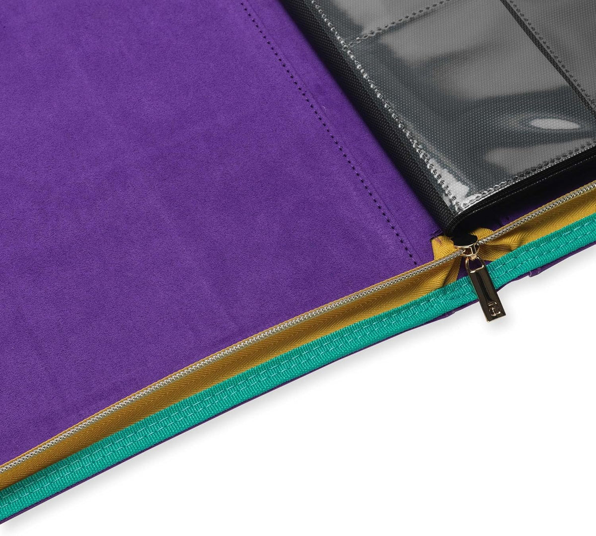 Vault X 12 Pocket Trading Card Zip Binder, 480 Cards, Compatible with Pokemon Scarlet & Violet Set, Exo-Tec Album Material, 20 Side-Loading Pages, Folder for Collectible TCG (SV1) - PuriLite