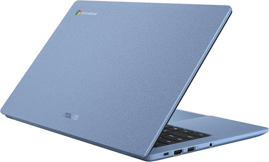 ASUS Chromebook CX14 Laptop, 14" Full HD NanoEdge Display, Intel Celeron N4500 Processor, 64GB eMMC, 4GB RAM, ChromeOS, Fabric Blue, CX1405CKA-AS01-CB - PuriLite