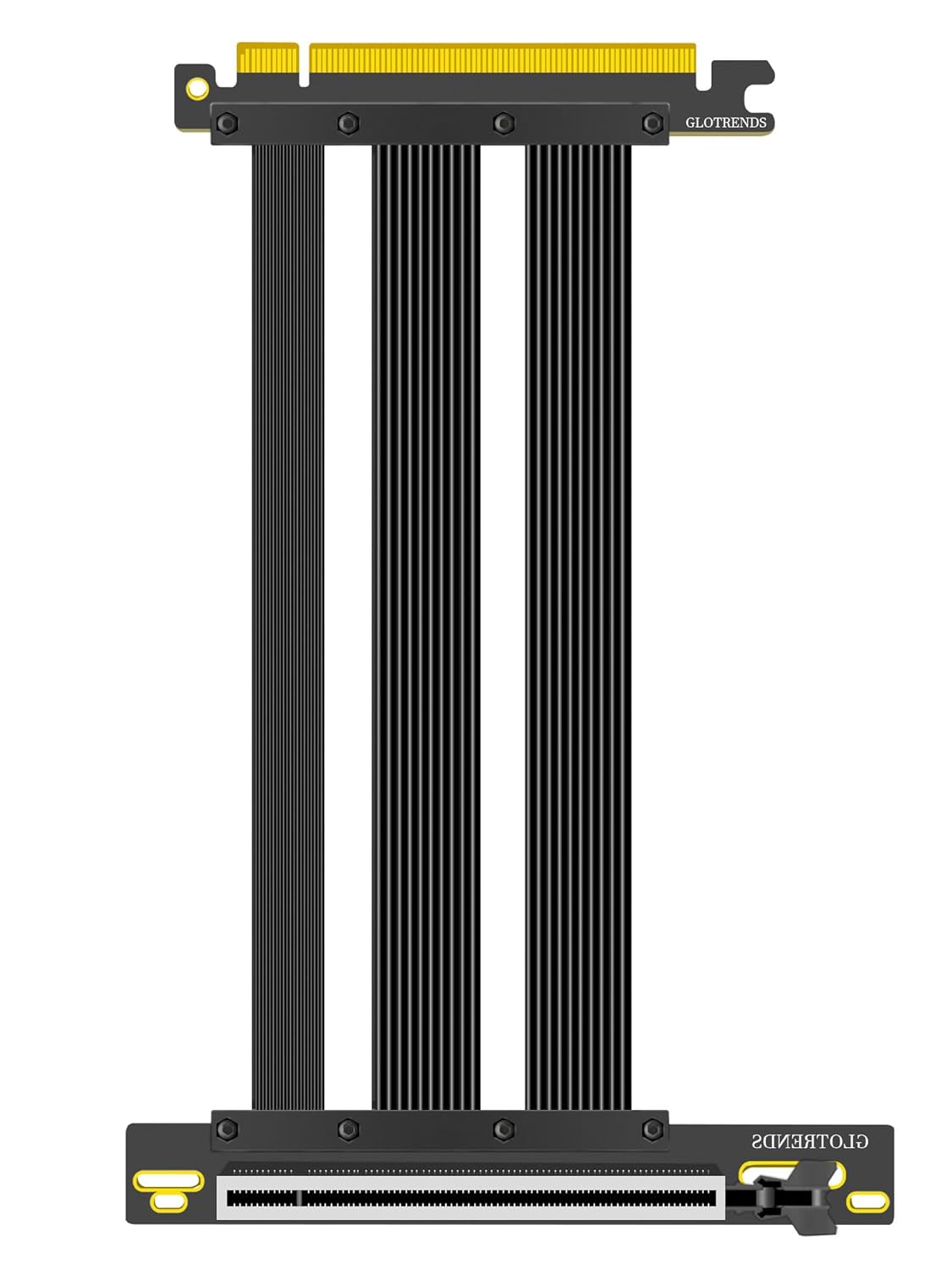 PCIe 5.0 x16 Riser Cable 200mm – 90° Right Angle GPU Extension for RTX 5090 / RTX 4090 / RX 9070 – Vertical GPU Mount Compatible - PuriLite