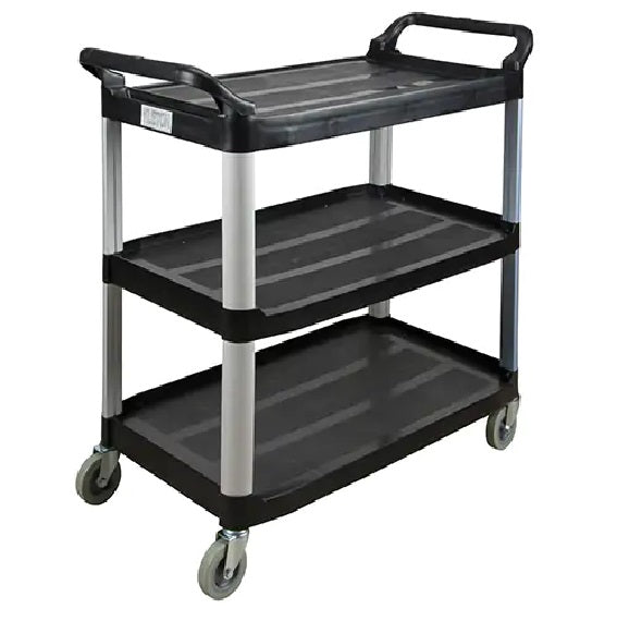 Utility Cart, 3 Tiers, 19-3/4" x 37-1/2" x 40-1/4", 250 lbs. Capacity - PuriLite