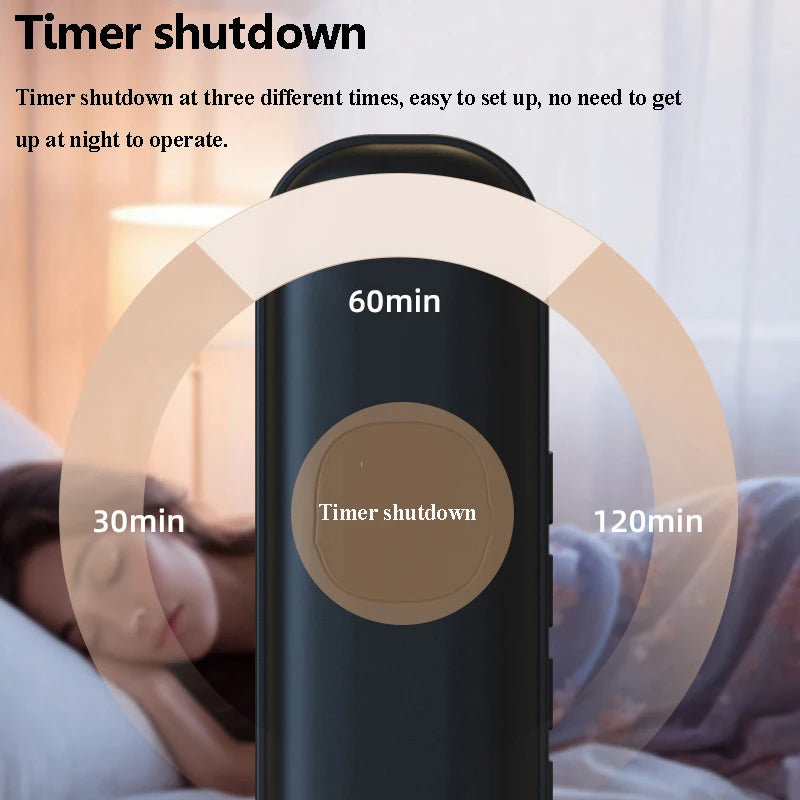 Purilite Select Bone Conduction Pillow Speaker – Under-Pillow White Noise Machine – Ultra-Slim Soundbar with LED Display, TF MP3 Player & Timer for Deep Sleeping - PuriLite