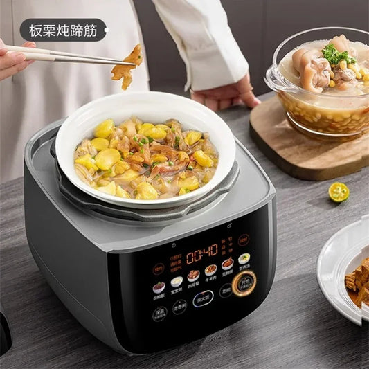 220V Electric Pressure Cooker 2.3L Capacity Double Inner Liner Quick Cooking Mini Rice Cooker for 2-3 People طنجرة الضغط 압력밥솥 - PuriLite