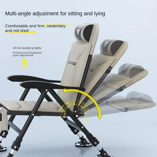 🎣 European Reclining Foldable Fishing Chair - PuriLite