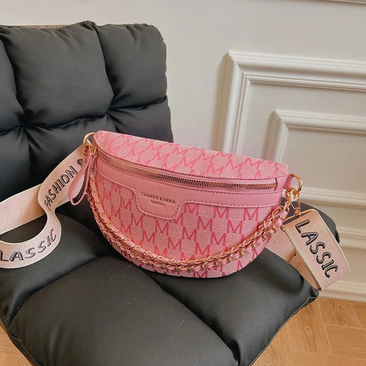 Purilite Select Women’s Plaid Letter Canvas Fanny Pack - PuriLite