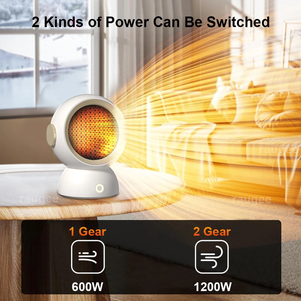 Purilite Select 1200W Mini Fan Heater - PuriLite