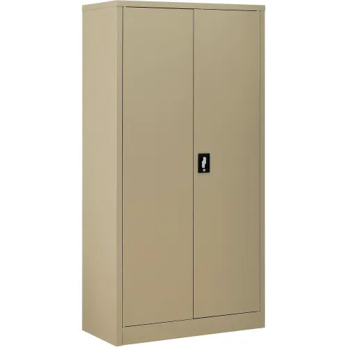 Global Industrial™ Wardrobe Cabinet Easy Assembly 36x18x72 Tan - PuriLite
