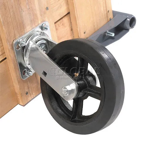 Global Industrial™ Hardwood Deck Platform Truck 54 x 27 2400 Lb. Capacity 8" Rubber Casters - PuriLite