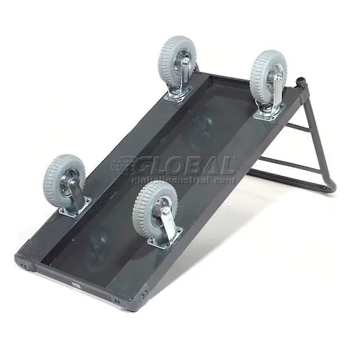 Global Industrial™ Steel Deck Truck 48x30 1200 Lb. Cap. 8" Pneumatic Casters - Ergo Handle - PuriLite
