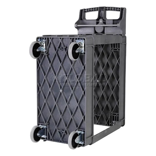 Global Industrial™ Utility Cart w/2 Shelves & 5" Casters, 500 lb. Capacity, 40"L x 17"W x 33"H - PuriLite
