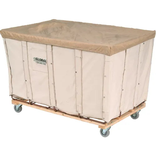 Global Industrial™ Basket Bulk Truck, Canvas, 24 Bushel Capacity - PuriLite