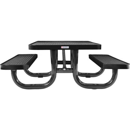 Global Industrial™ 6' Rectangular Kids Picnic Table, Expanded Metal, Black - PuriLite