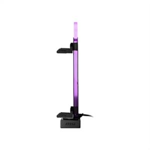 MSI Accessory ARGBSTANDBLK MPG ARGB GRAPHICS CARD STAND - Black ABS Plastic Tempered Glass - PuriLite