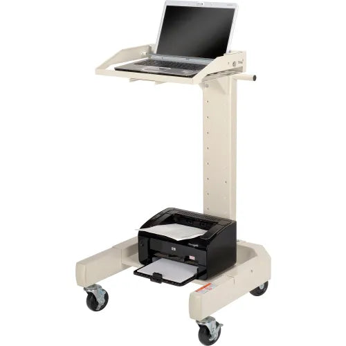 Global Industrial™ Orbit Mobile Laptop Cart, Beige - PuriLite
