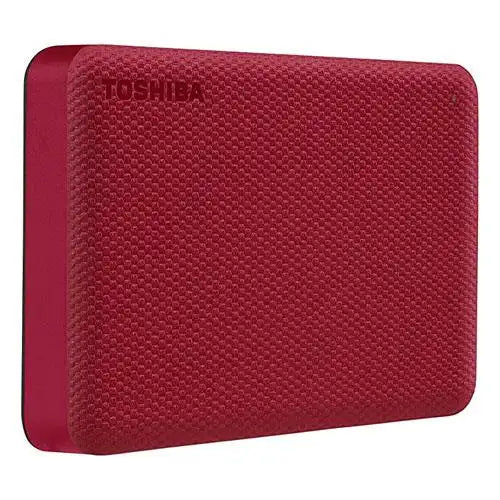 Toshiba Canvio Advance External Hard Drive USB 3.0 - 4TB - Red (HDTCA40XR3CA) - PuriLite