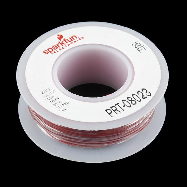 Hook-up Wire - Red (22 AWG) - PuriLite