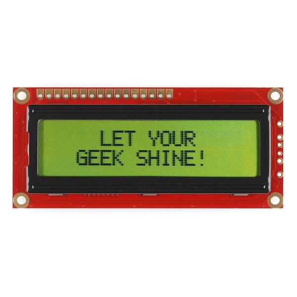 Basic 16x2 Character LCD - Black on Green 3.3V - PuriLite