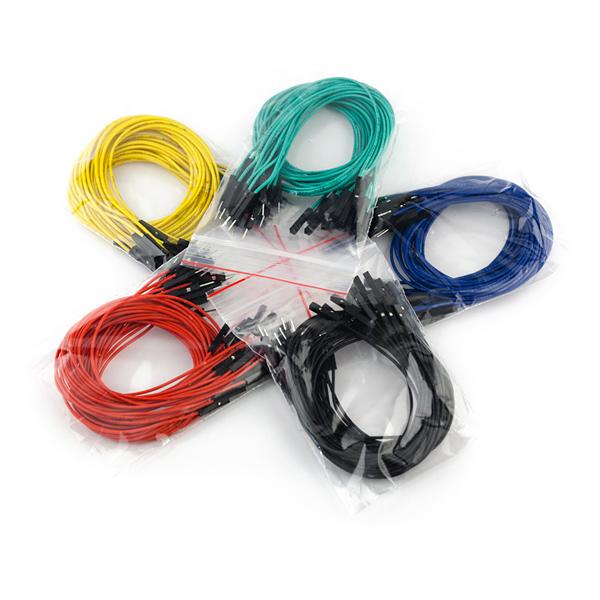 Jumper Wires Premium 12" M/F Pack of 100 - PuriLite