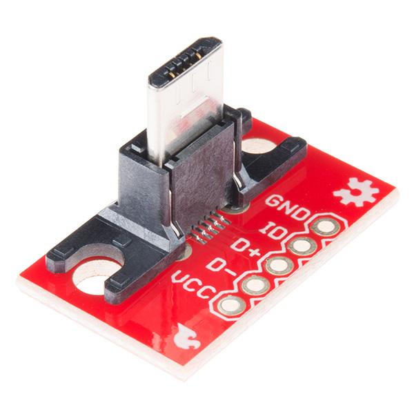 USB MicroB Plug Breakout - PuriLite