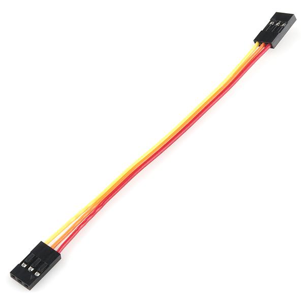 Jumper Wire - 0.1", 3-pin, 4" - PuriLite