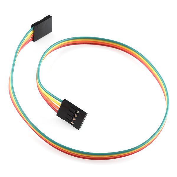 Jumper Wire - 0.1", 4-pin, 12" - PuriLite