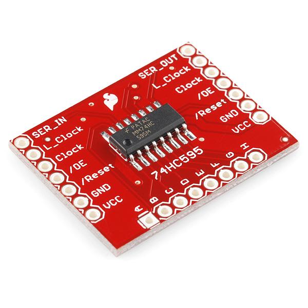 Shift Register Breakout - 74HC595 - PuriLite
