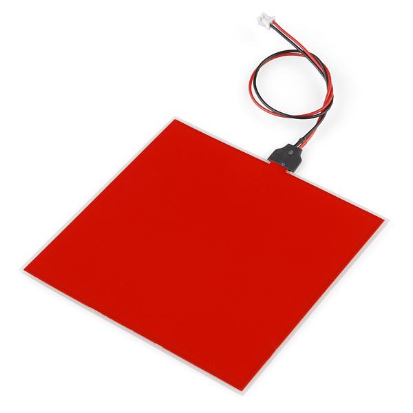 EL Panel - Red (10x10cm) - PuriLite