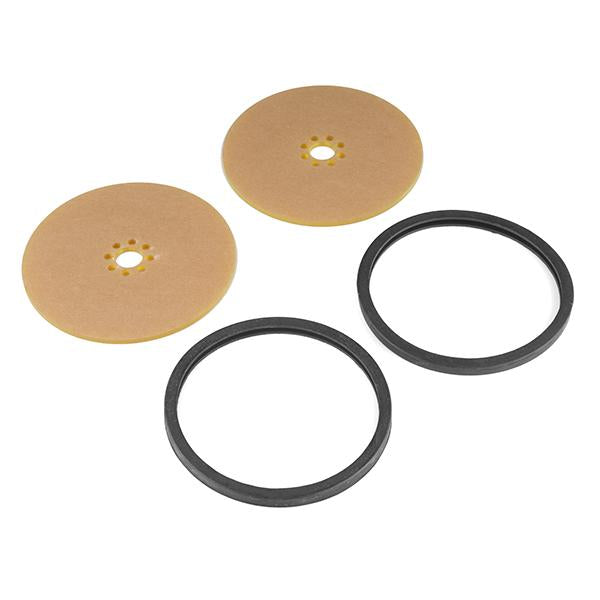 Precision Disc Wheel - 4" (Clear Yellow, 2 Pack) - PuriLite
