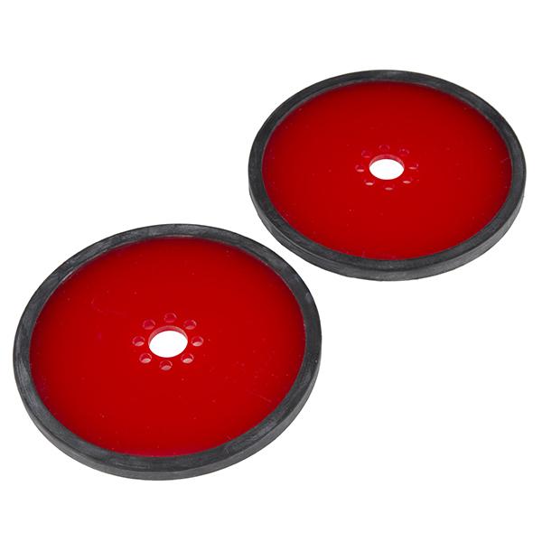Precision Disc Wheel - 4" (Red, 2 Pack) - PuriLite