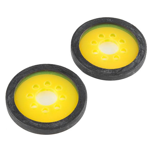 Precision Disc Wheel - 2" (Clear Yellow, 2 Pack) - PuriLite