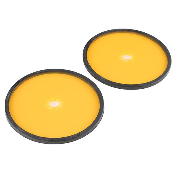 Precision Disc Wheel - 5" (Clear Orange, 2 Pack) - PuriLite