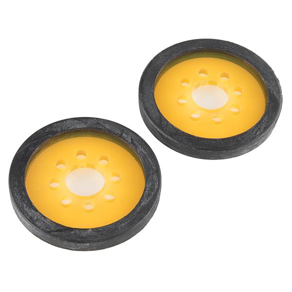 Precision Disc Wheel - 2" (Clear Orange, 2 Pack) - PuriLite