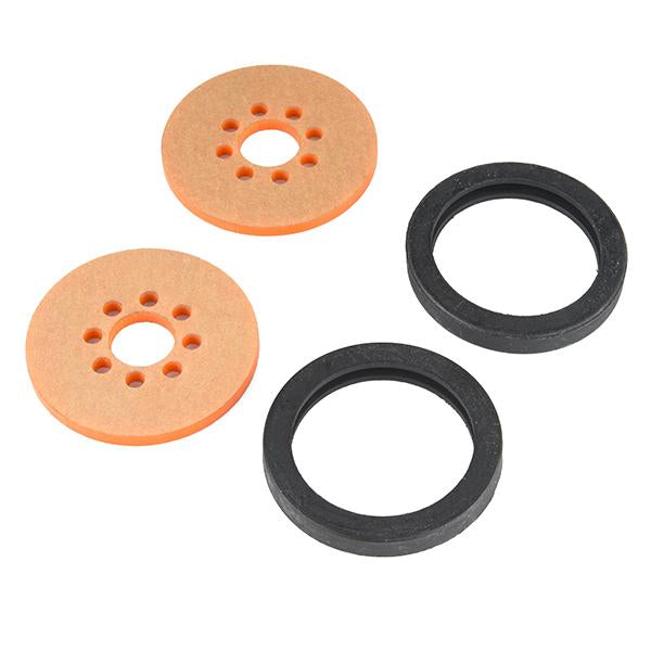 Precision Disc Wheel - 2" (Orange, 2 Pack) - PuriLite