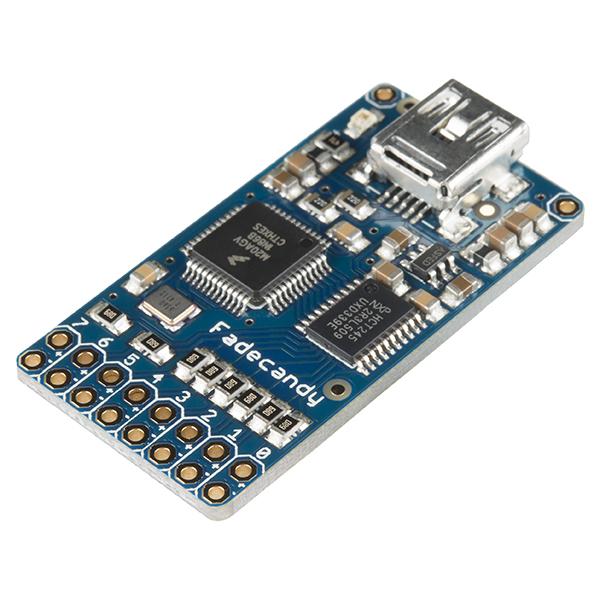 FadeCandy NeoPixel Driver - USB-Controlled Dithering - PuriLite