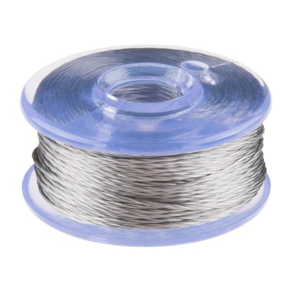 Conductive Thread Bobbin - 12m (Smooth, Stainless Steel) - PuriLite