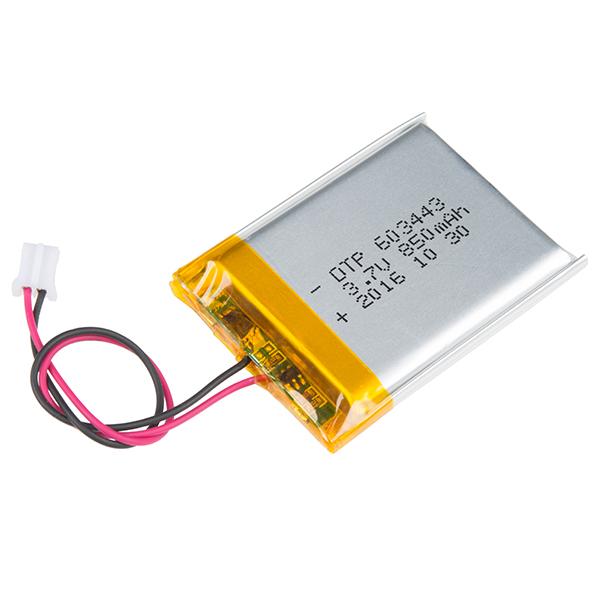 Lithium Ion Battery - 850mAh - PuriLite