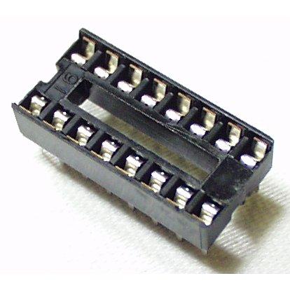 DIP Sockets Solder Tail - 16-Pin 0.3" - PuriLite