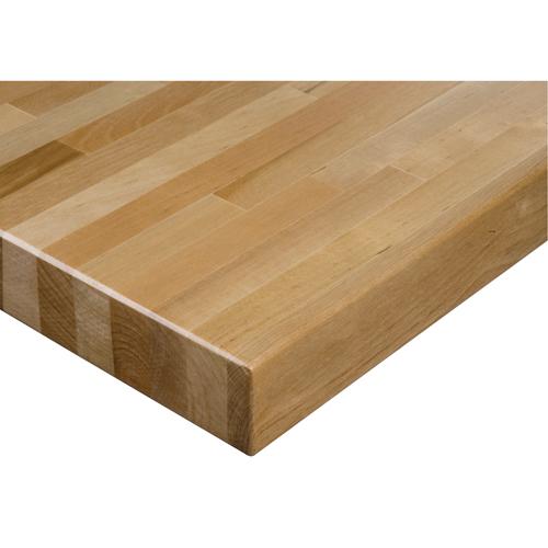 Laminated Hardwood Workbench Top, 96" W x 24" D, Square Edge, 1-3/4" Thick - PuriLite
