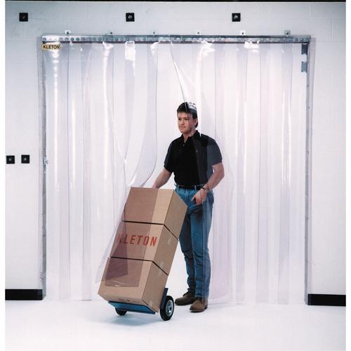 Strip Curtain Doors, 4' x 7' Door Opening, 8" Strip Width, 0.080" Strip Thickness - PuriLite