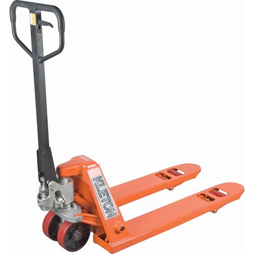 Heavy-Duty Hydraulic Pallet Truck, Steel, 36" L x 27" W, 5500 lbs. Capacity - PuriLite