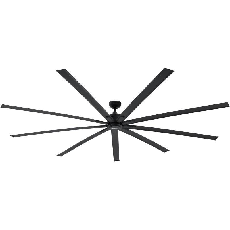 Global Industrial™ 96" Industrial Ceiling Fan, DC Motor, 6 Speed, 10500 CFM, Black - PuriLite