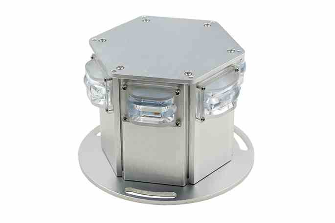 Larson 50W Heliport Beacon LED Light - 220V - Flashing - White - Aluminum - FAA Compliant - IP65 - PuriLite