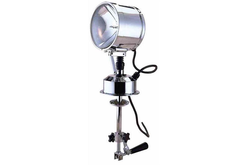 200 Watt Pilot House Control Search Light - 32V DC - Continuous Sweep - Manual Tilt/Rotation - PuriLite