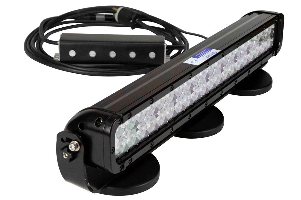 LED Blasting Light - 40, 3-Watt LEDs - 120VAC - IP68 Rated - Magnetic Mount - PuriLite