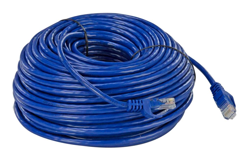 250' CAT5e Cable w/ Two Male RJ45 Plugs - 250' Ethernet Cable - PuriLite